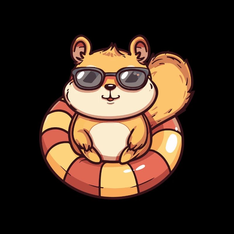 Eichhörnchen Comic Cool