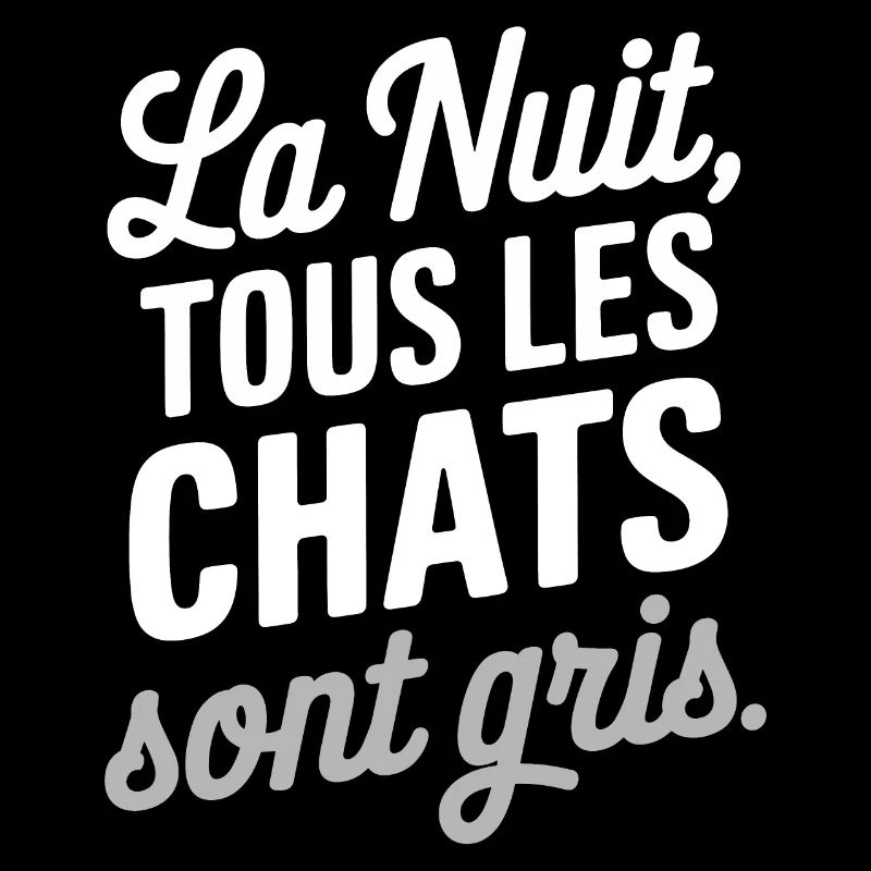 La nuit, tous les chats sont gris