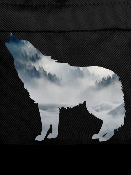 Wolf silhouette
