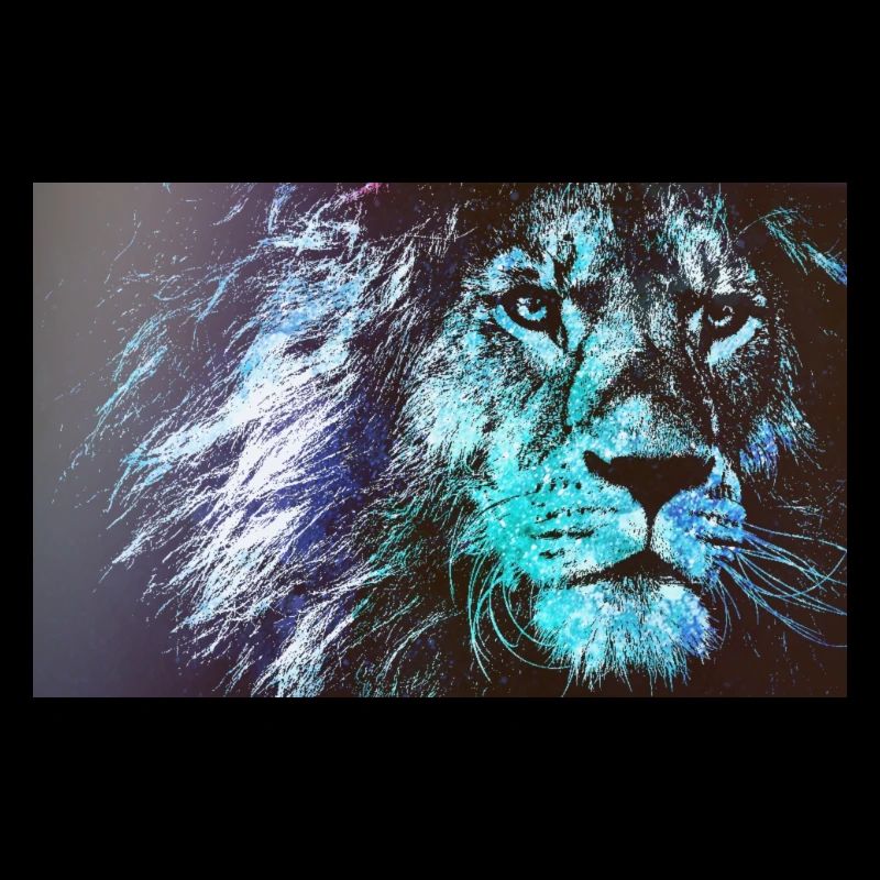Lion bleu