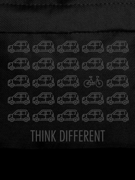 Think Different, Traffic Turnaround, Bicycle