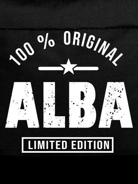 first name ALBA personalized gift.