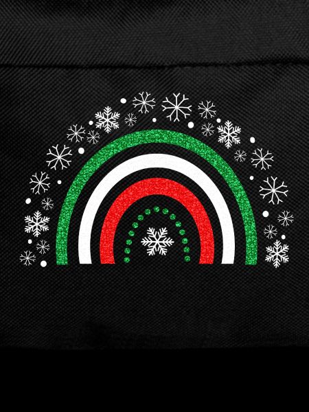 Christmas rainbow glitter to customize