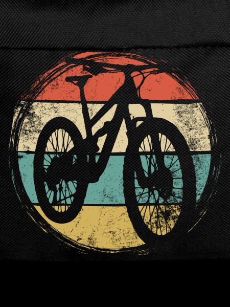 Retro Cycle Sunset Stripes