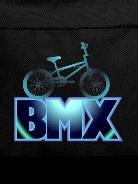 BMX bike blue