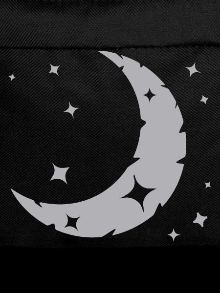 Moon and stars