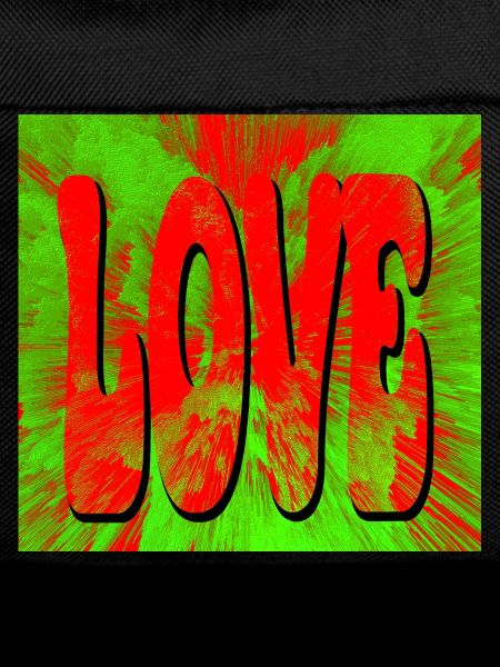 Love in Retro Tie Dye Style