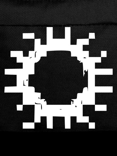 Zelle Virus Pixel Outline