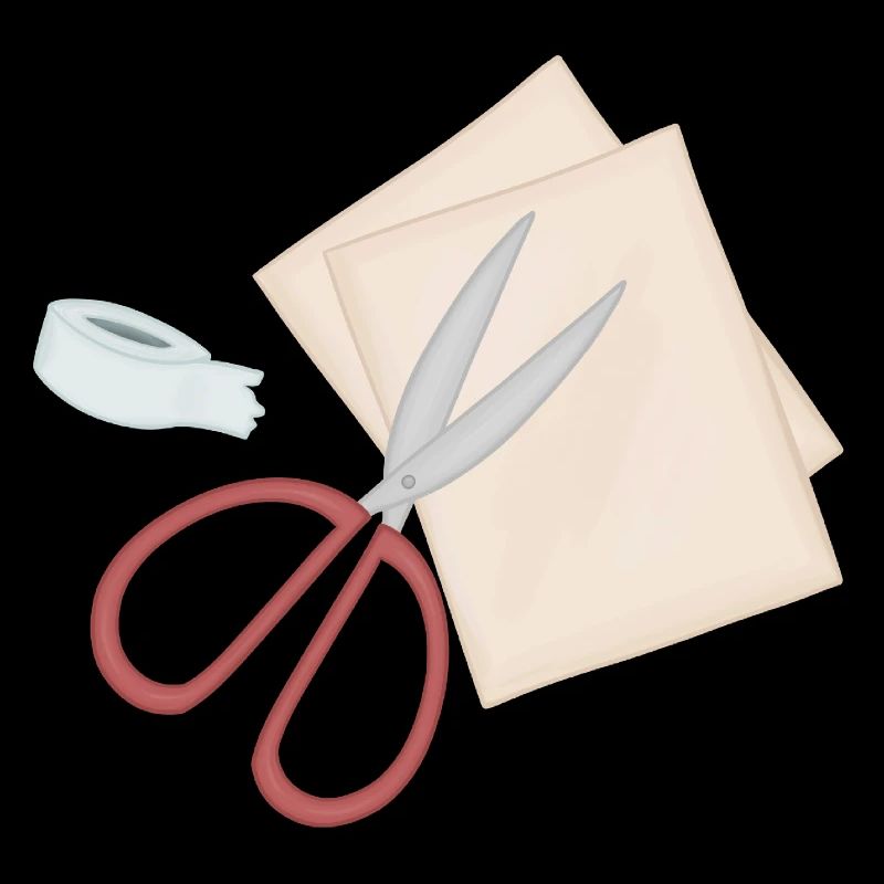 Bastelscheren Motiv Papieratelier