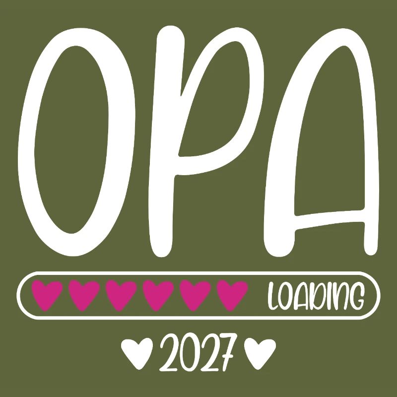 Grandpa 2027 loading with hearts loading bar