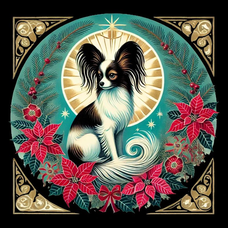Papillon Halo Weihnachtskreis