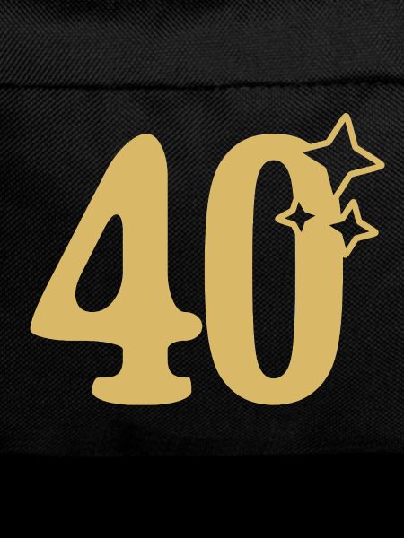 40th Birthday 40th Anniversary Gold Star