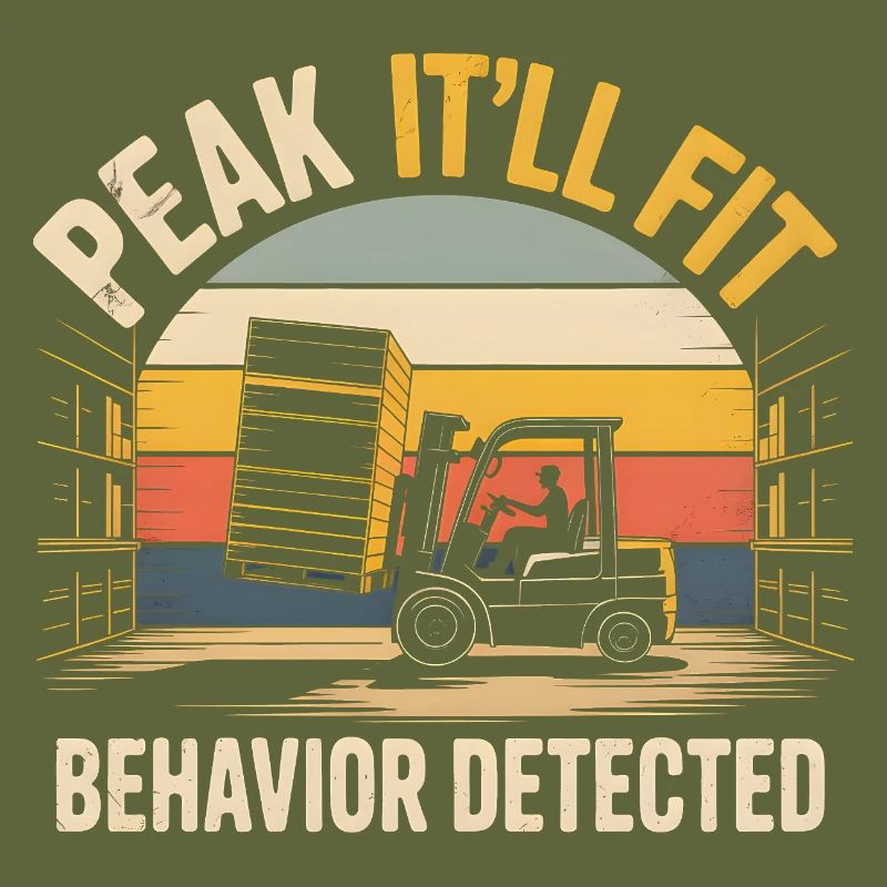 Wird schon passen | Staplerfahrer Humor