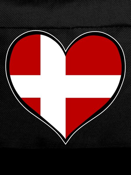 Denmark Heart Flag