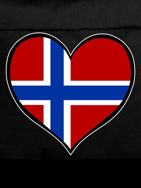 Norway Heart Flag used