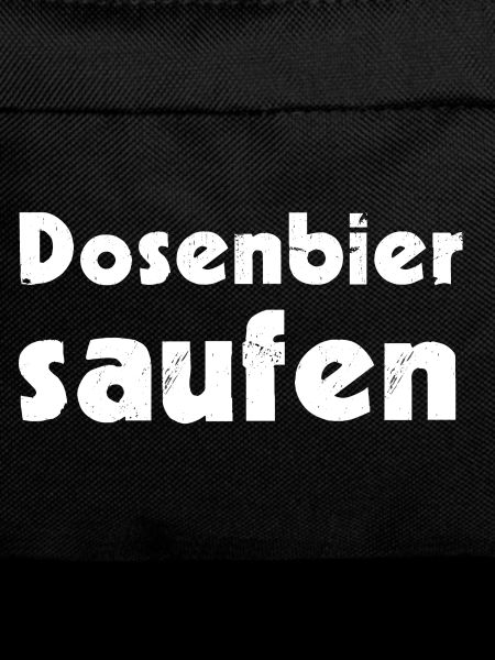Dosenbier saufen