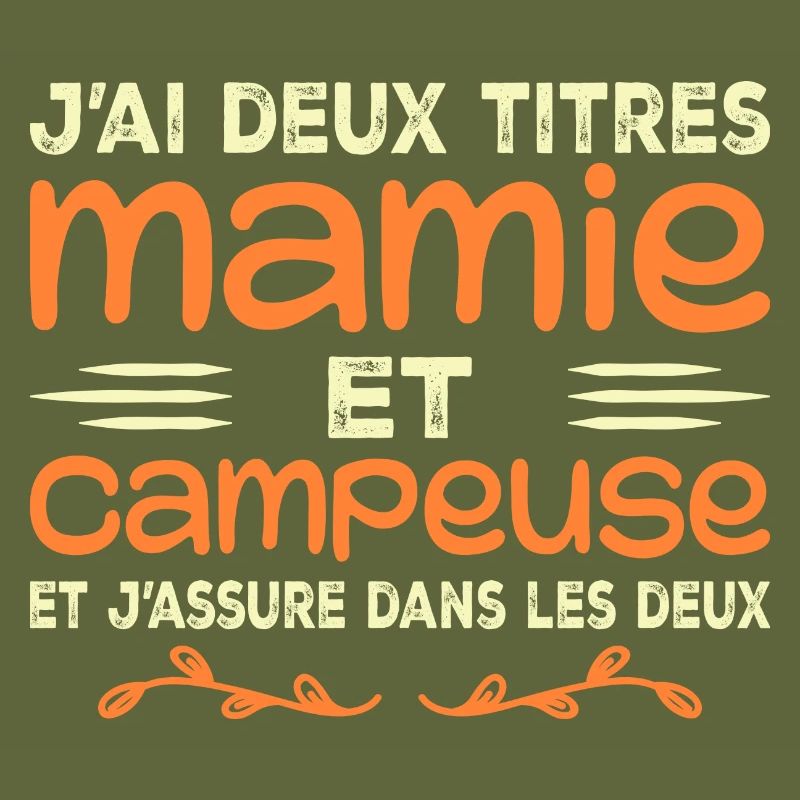 Zwei Titel Granny Camper | Oma | Camping