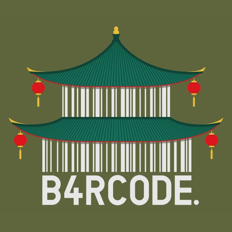 B4RCODE. Chinese Temple