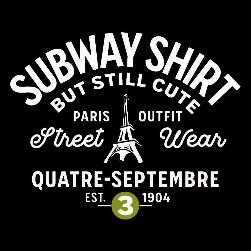 Paris subway shirt 4 septembre