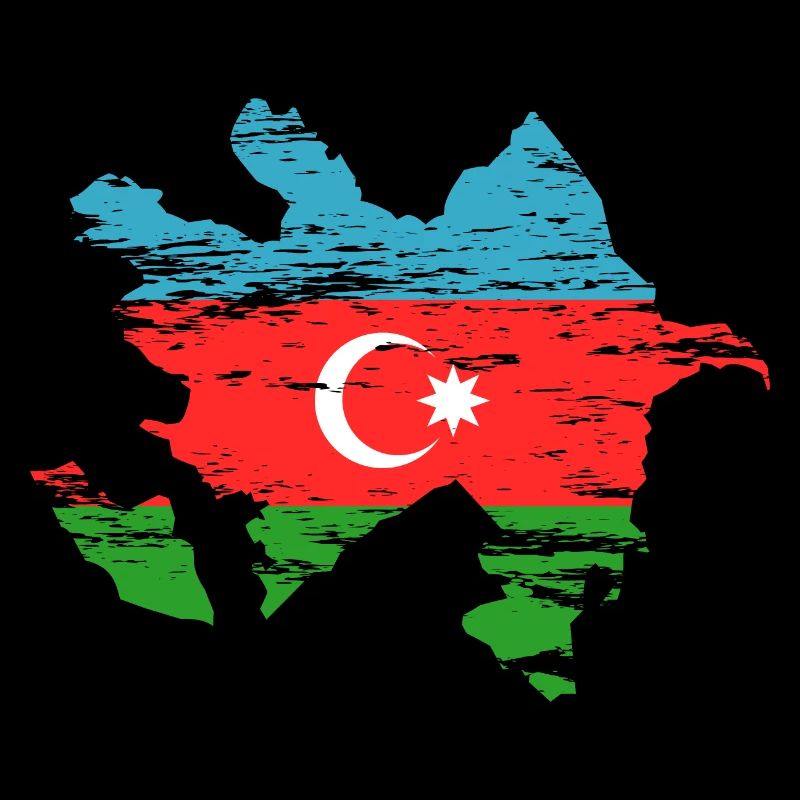 Azerbaijan map used
