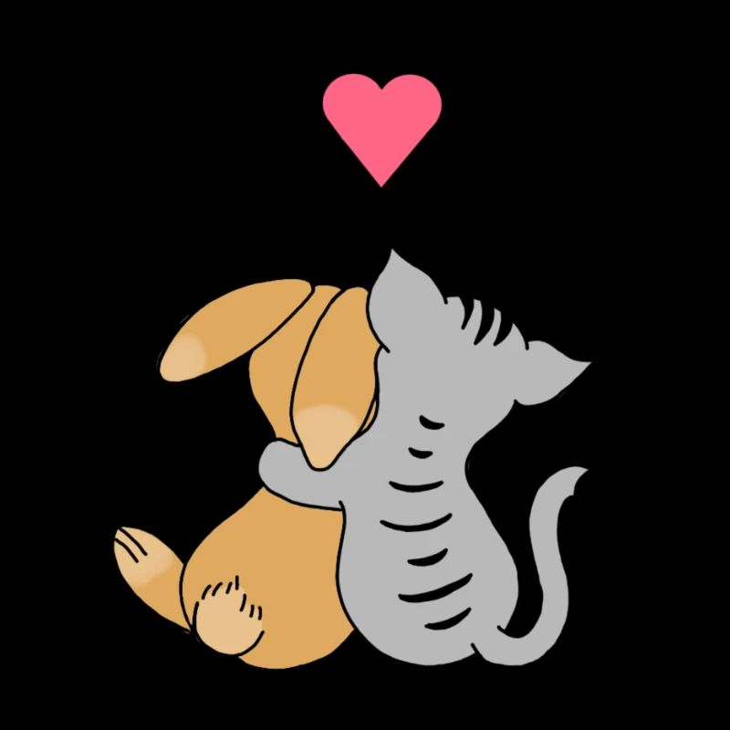 Cat Bunny Love Gift