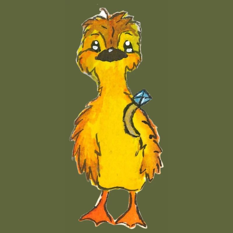 Entchen Malte mit Ring