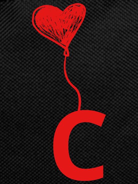Letter c heart