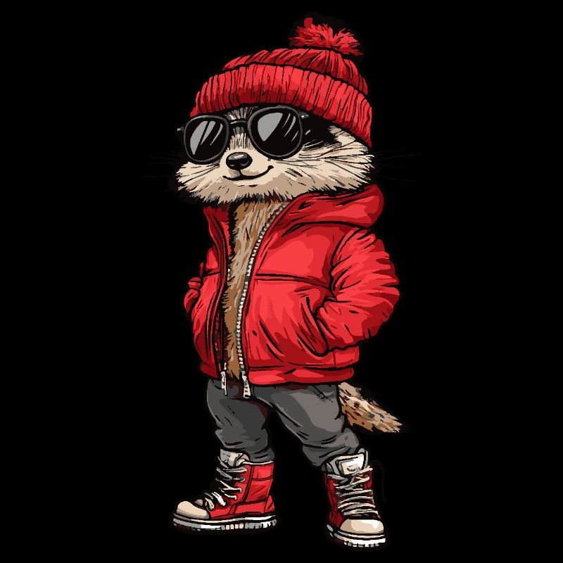 Meerkat Funny Winter