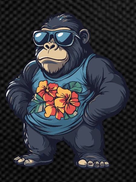 Gorilla Comic Urlaub