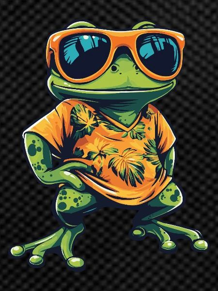 Frog Comic Holiday