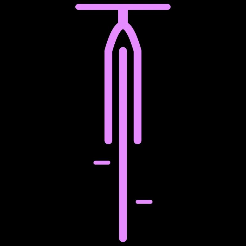 Bicycle silhouette pink