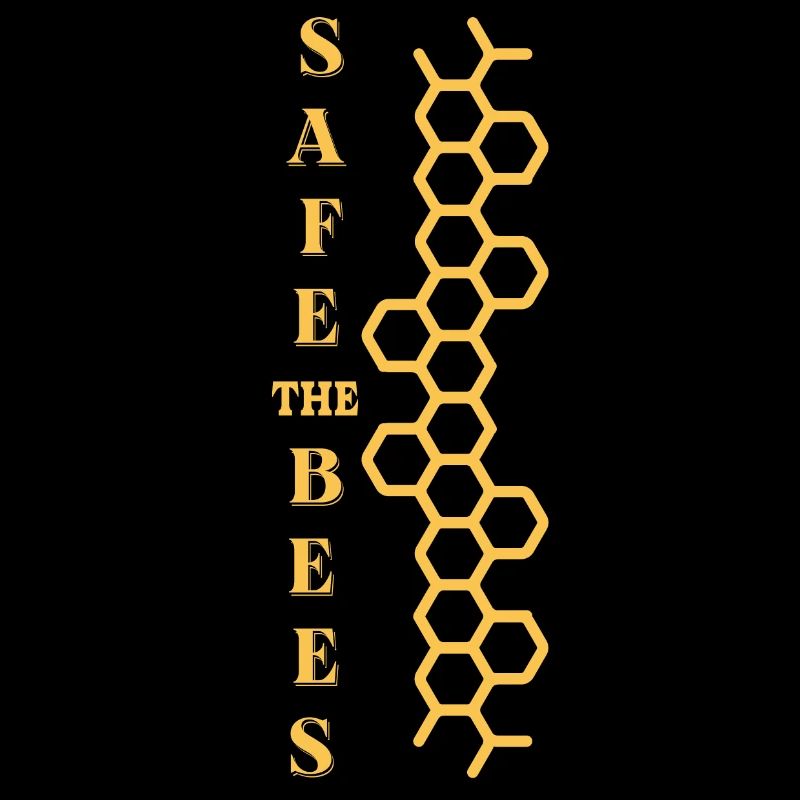 Save the bees - honeycomb pattern