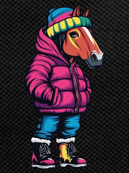 Horse Funny Winter