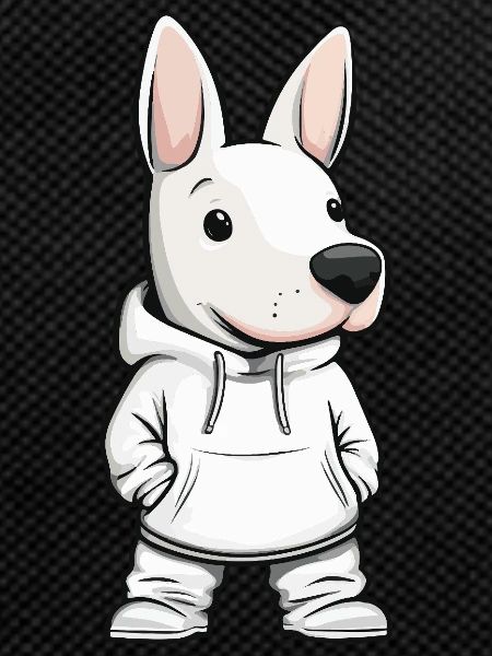 Bull Terrier Dog Funny