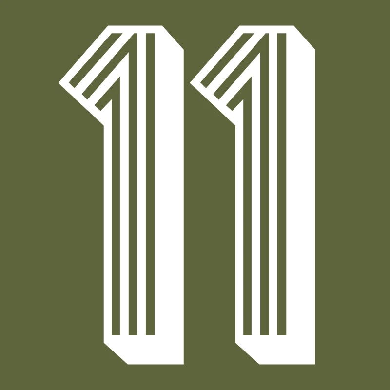 Jersey number 11 Gift for the 11th birthday