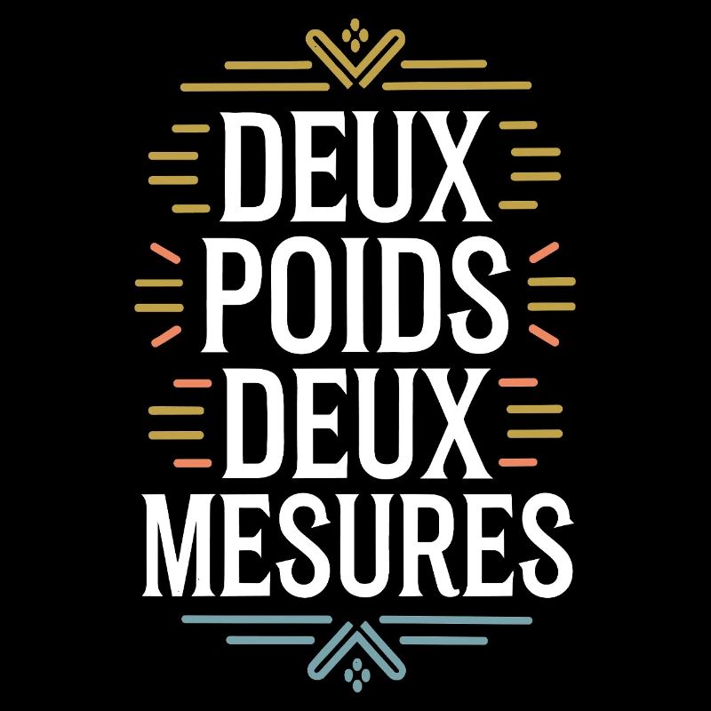 Deux poids deux mesures
