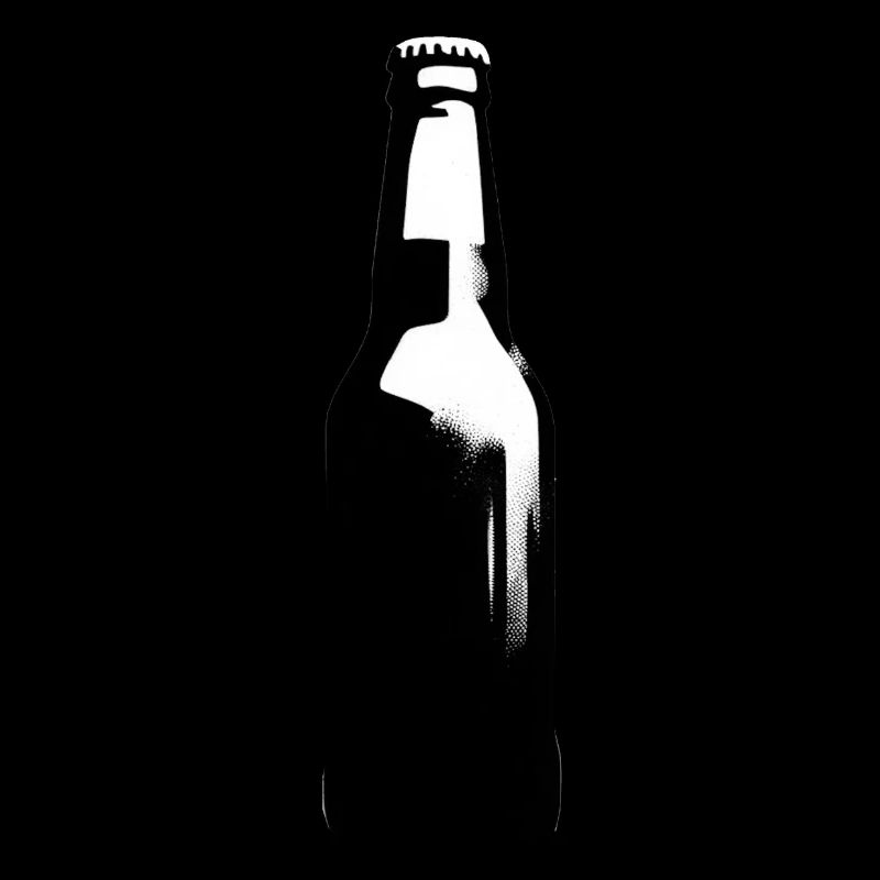 Einfach Bier | Silhouette einer Bierflasche