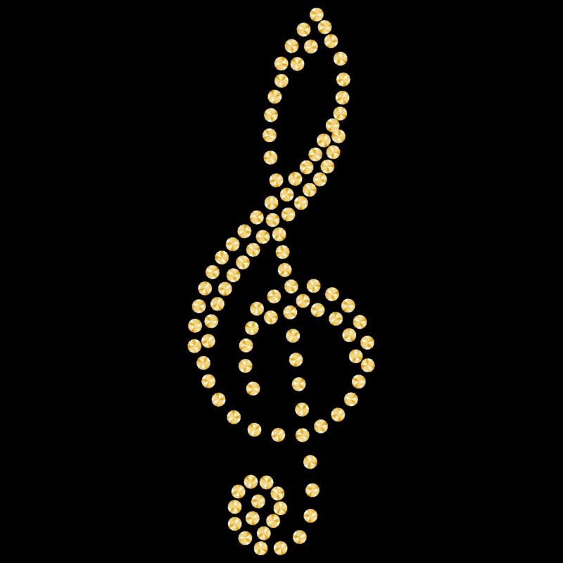Clef golden yellow