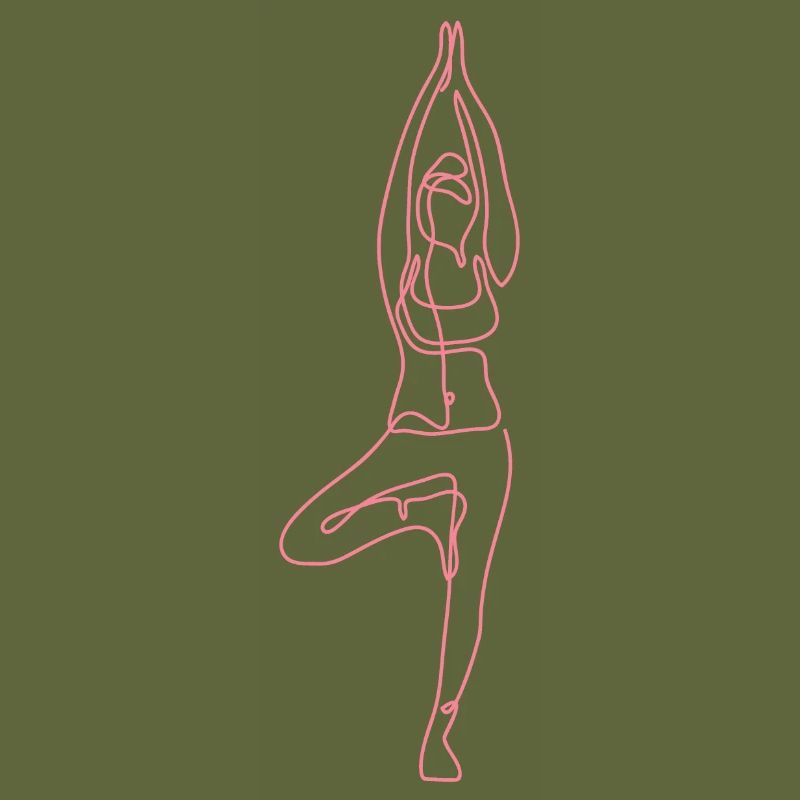 2 Yoga Vrikshasana oder der Baum | 3. Rosa Flamme