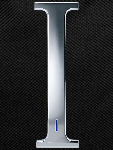 Chrome ,, I " Metallic