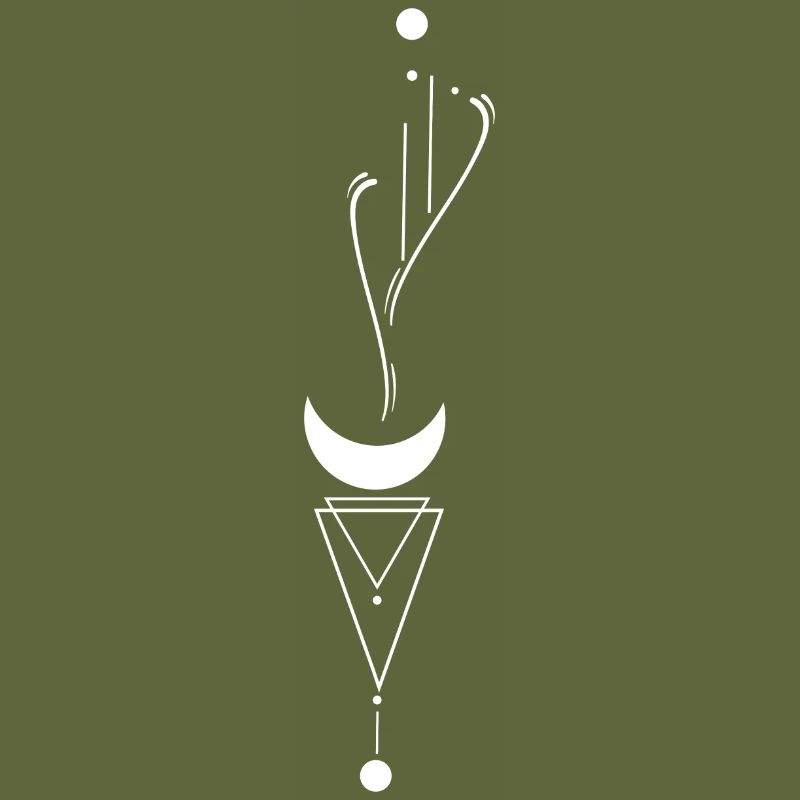Artistic moon line
