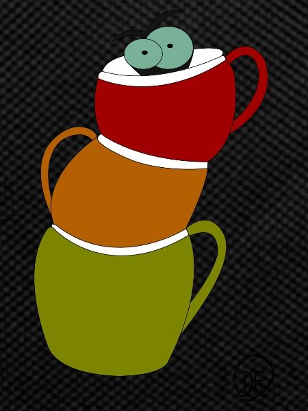 Cat in cup