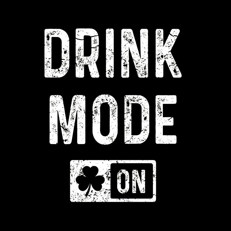 Drink Mode St. Patricks Day T Shirt Geschenk