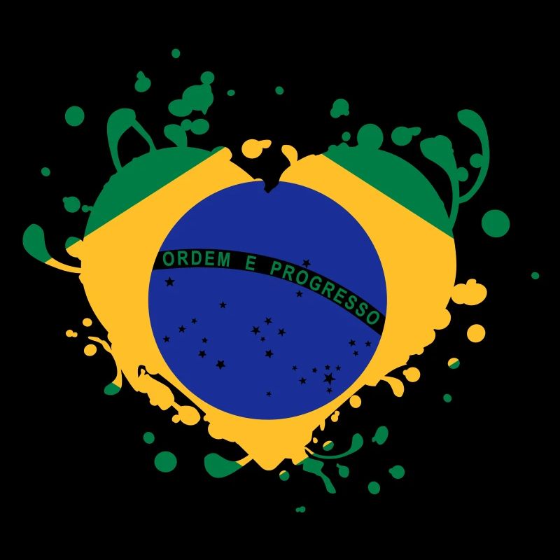 brasil brazil flag heart games