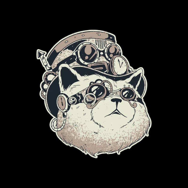 Steampunk-Katze