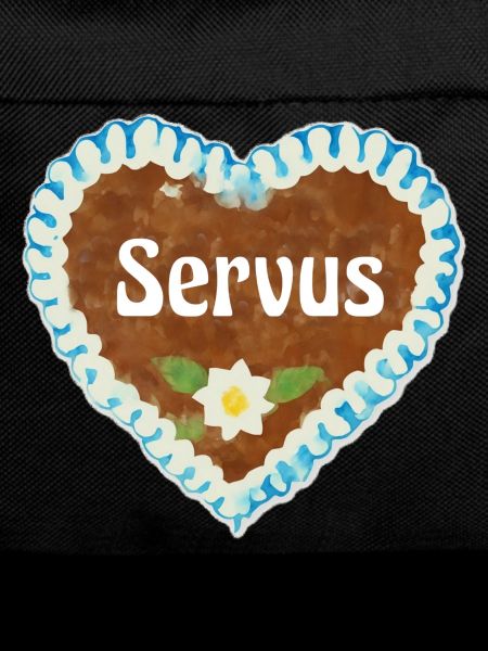 Lebkuchenherz Servus