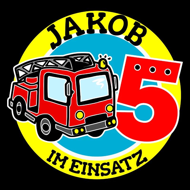 Name Jakob 5. Geburtstag Personalisiert