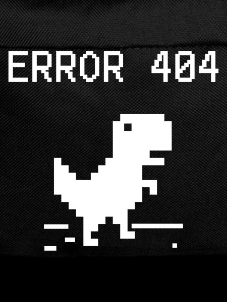 Pixel Dino 404 Fehler T-Stück