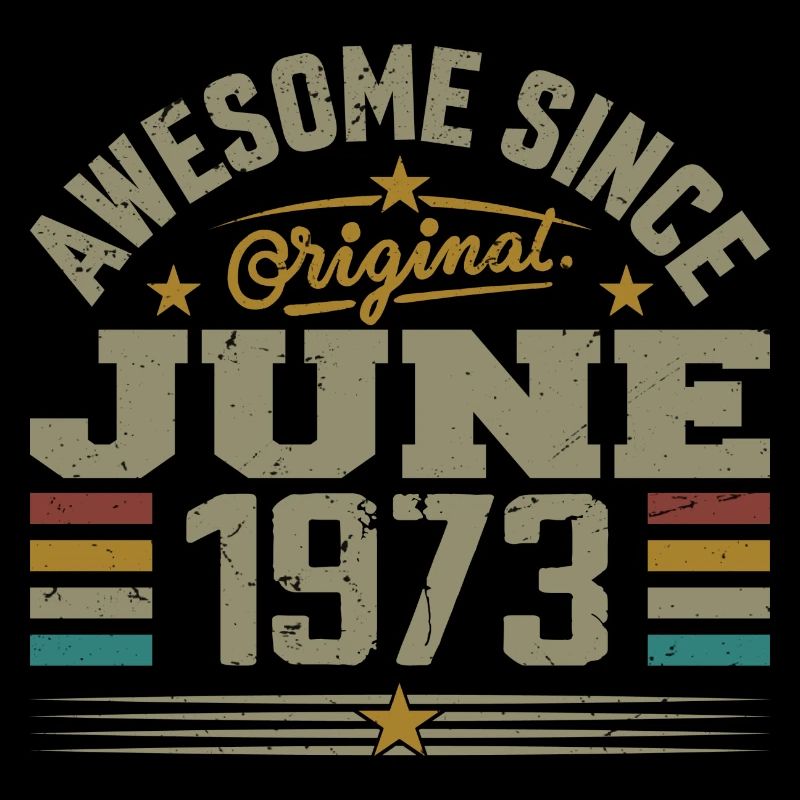 Juni 1973 Geburtstagsgeschenk Juni 1973 Juni