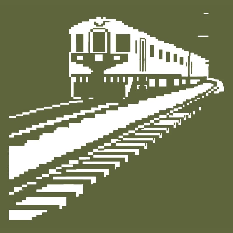 Eisenbahn Pixelkunst